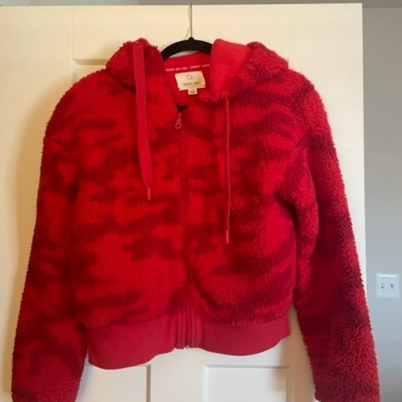 AERIE OFFLINE Sherpa Camo Print Zip Up - Picture 3 of 7